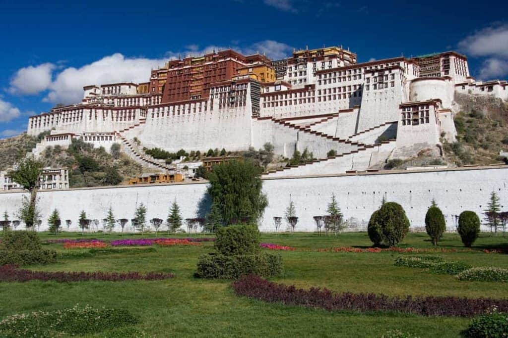Lhasa Blick auf die Stadt